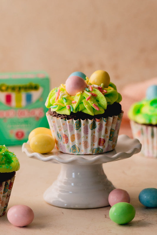 Crayola Chocolate Egg Cupcakes