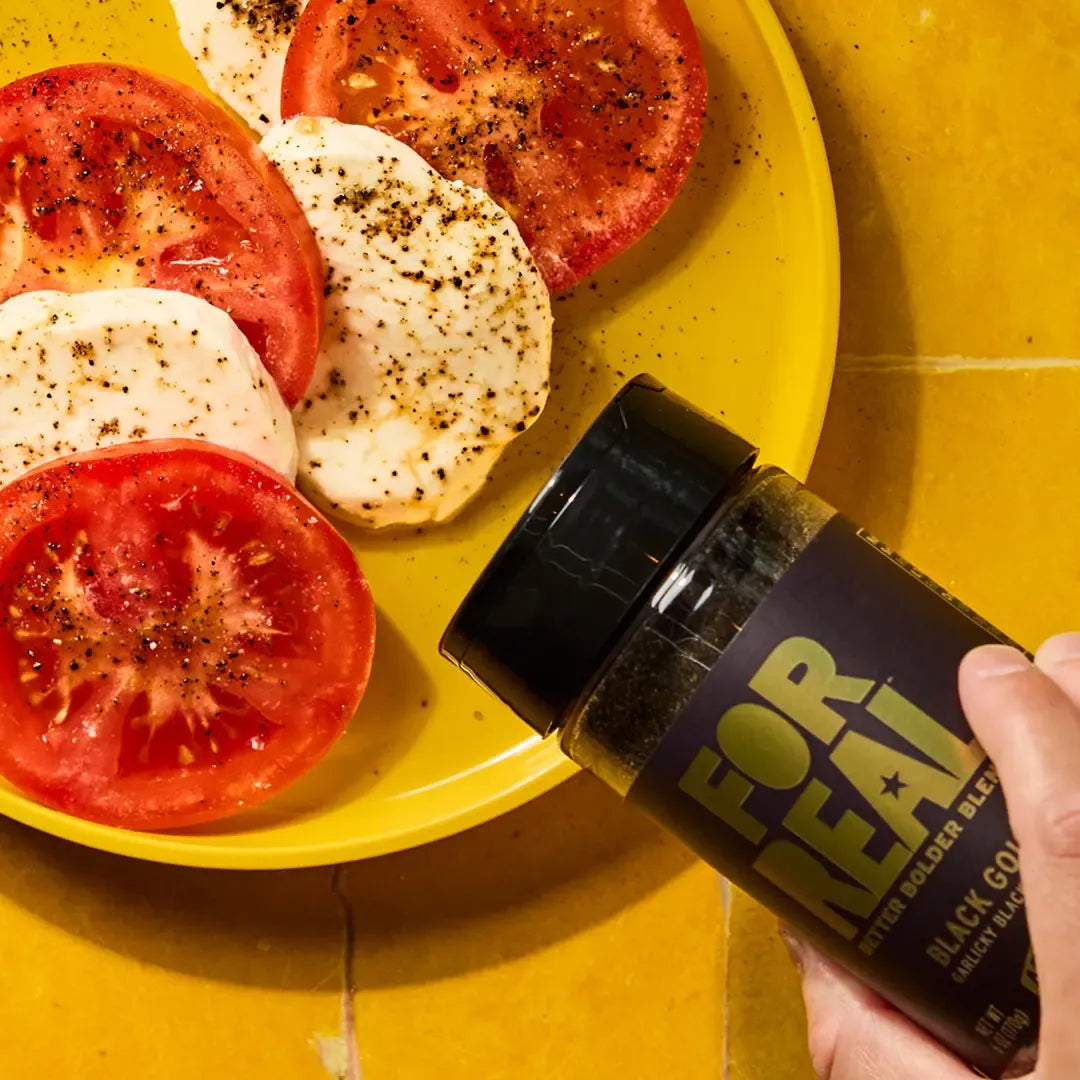 FOR REAL Black Gold Tomato Mozzarella 