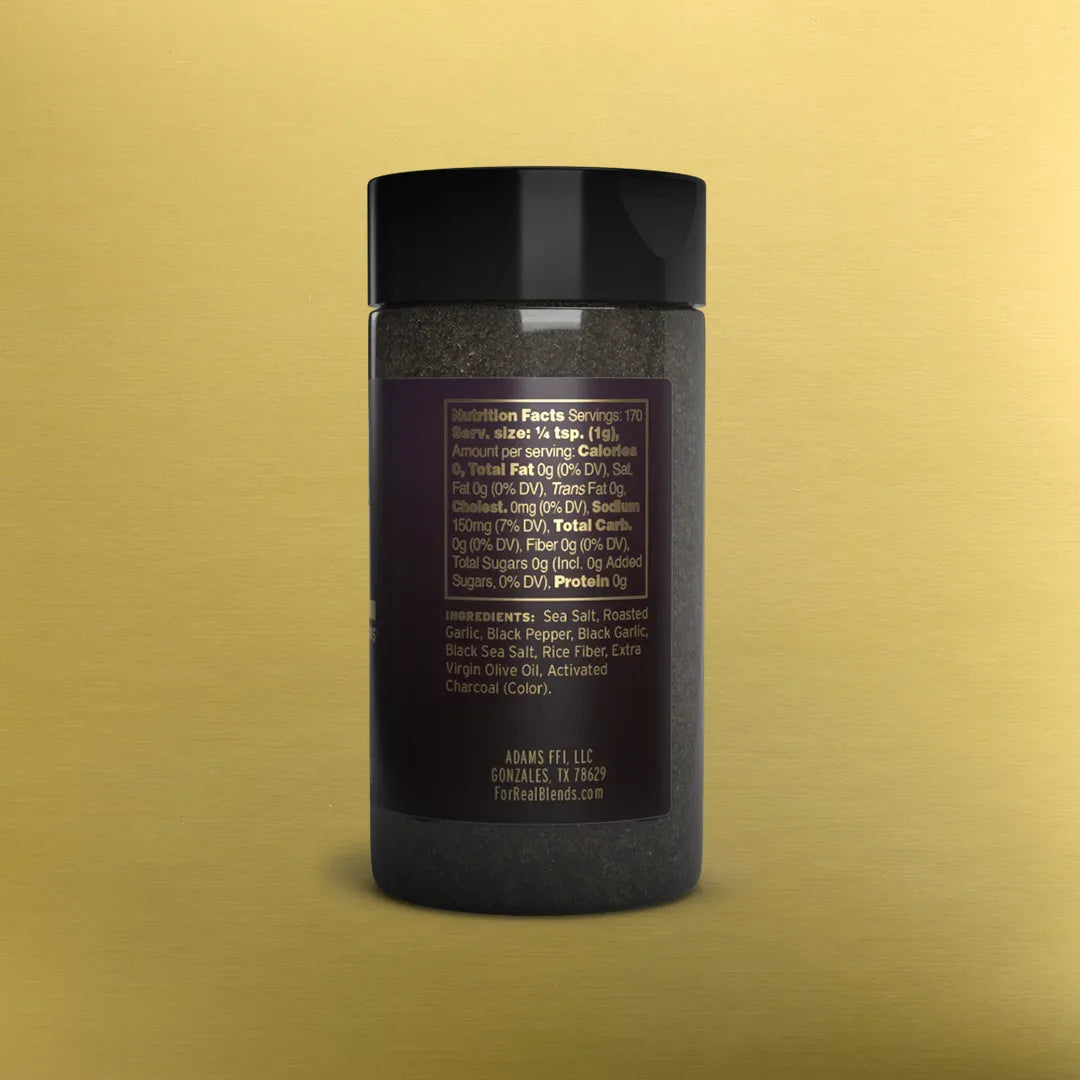 FOR REAL Black Gold NFP Ingredients