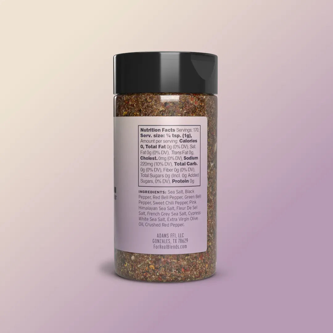 FOR REAL Salt 'N' Peppa NFP Ingredients