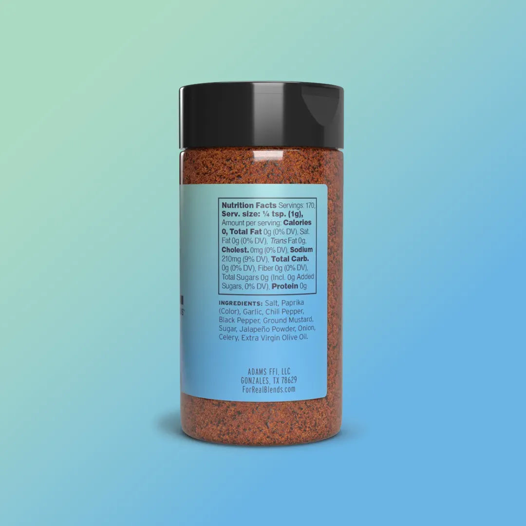 FOR REAL Smokin' BBQ NFP Ingredients