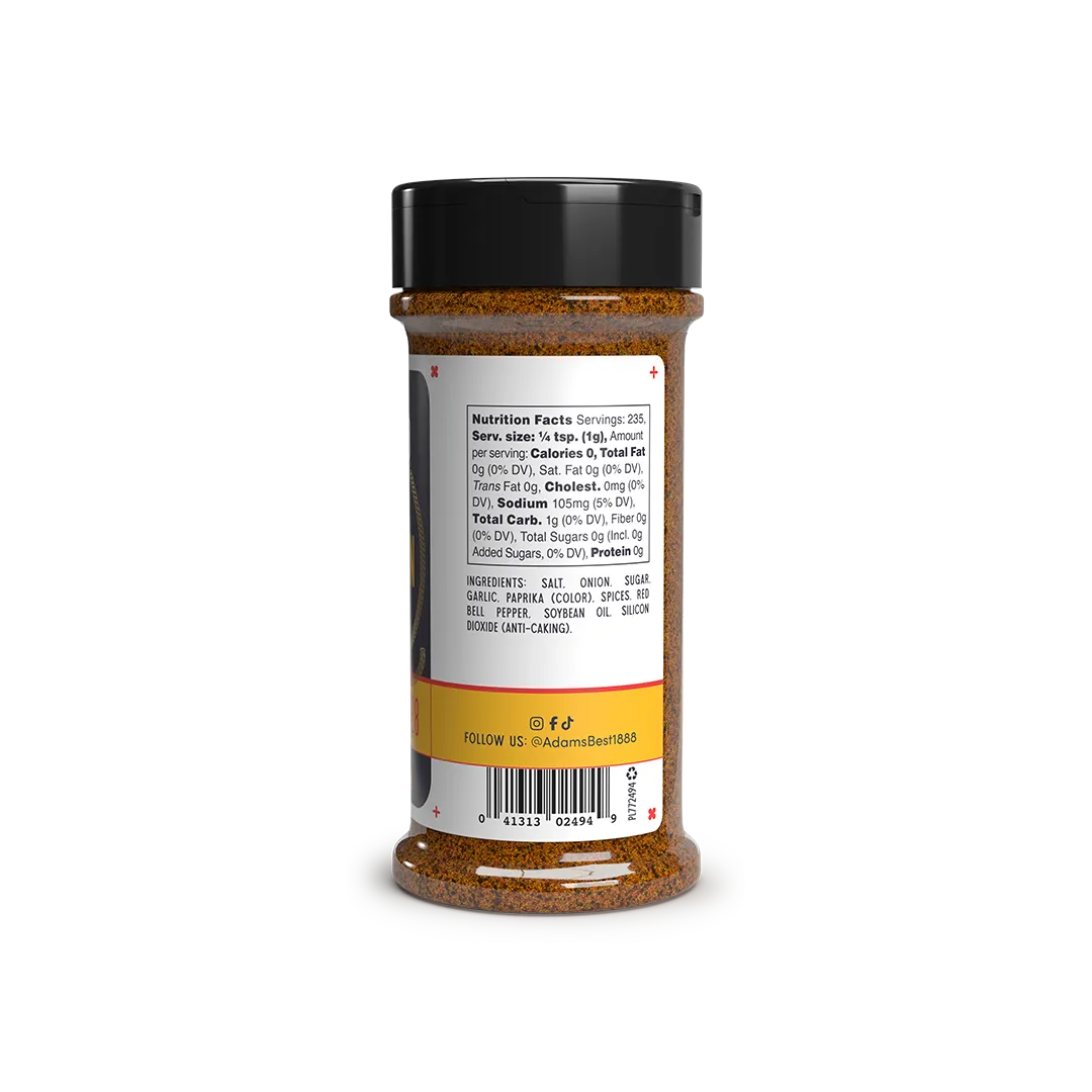 Adams Texas Chicken Rub NFP Ingredients