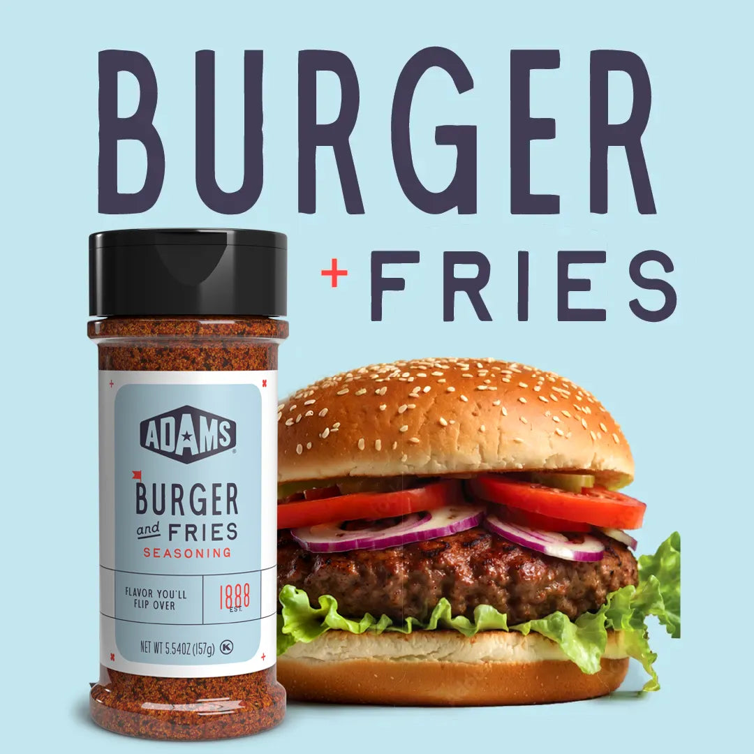 Adams Burger and Fries Seasoning Burger