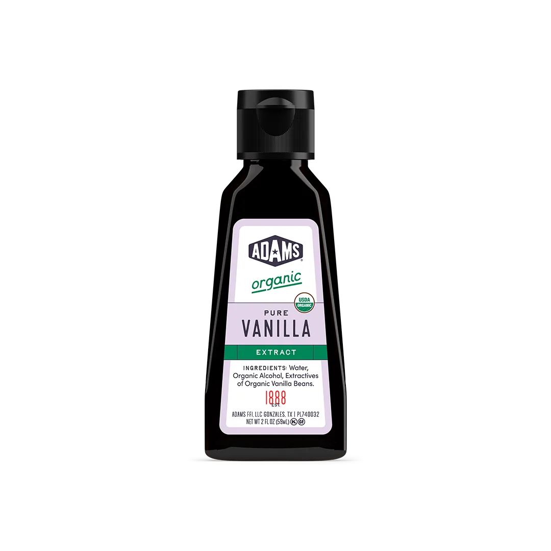 Adams Organic Pure Vanilla Extract