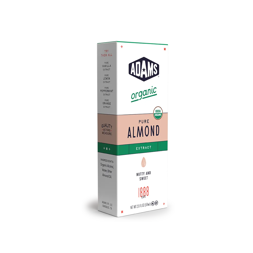 Adams Organic Pure Almond Extract