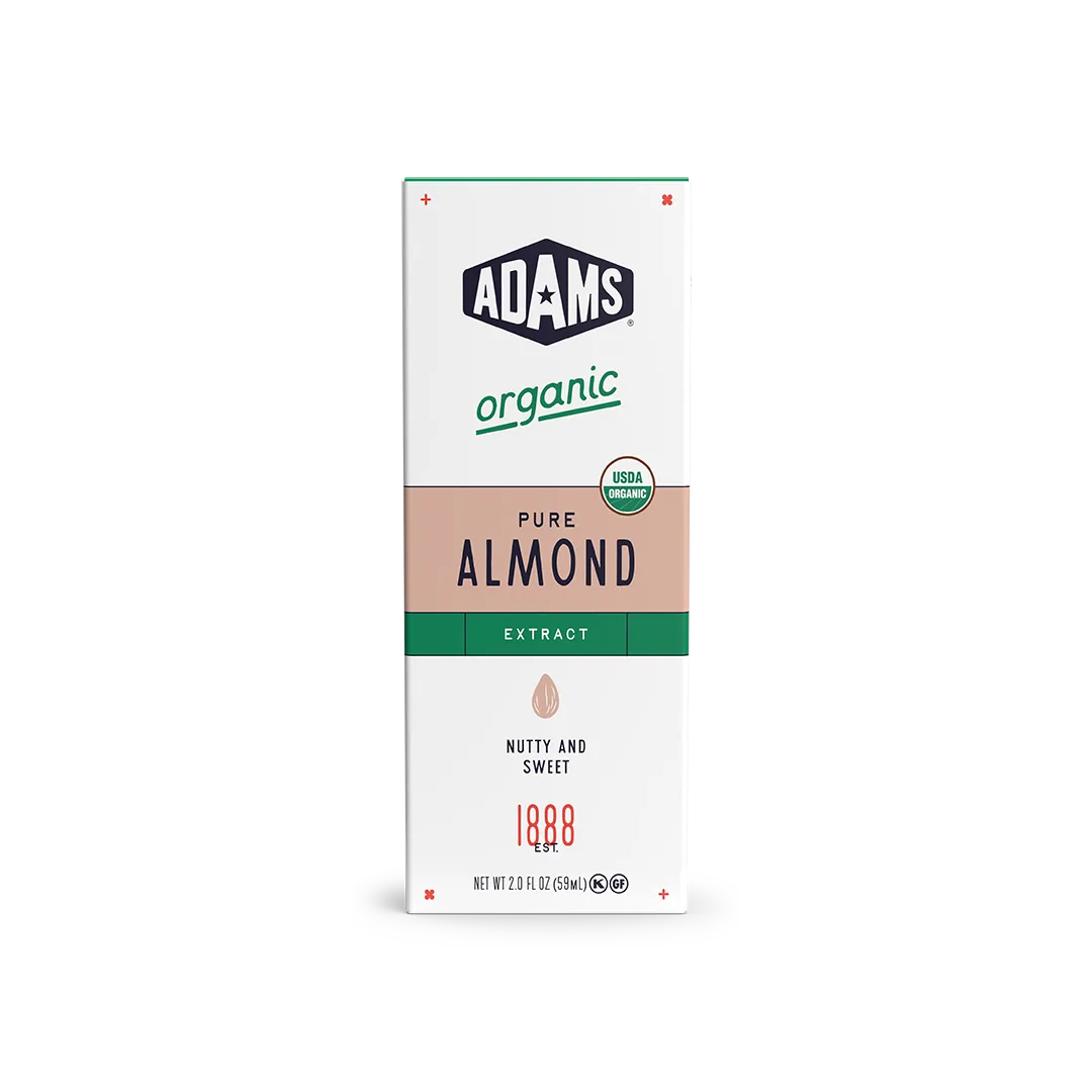 Adams Organic Pure Almond Extract