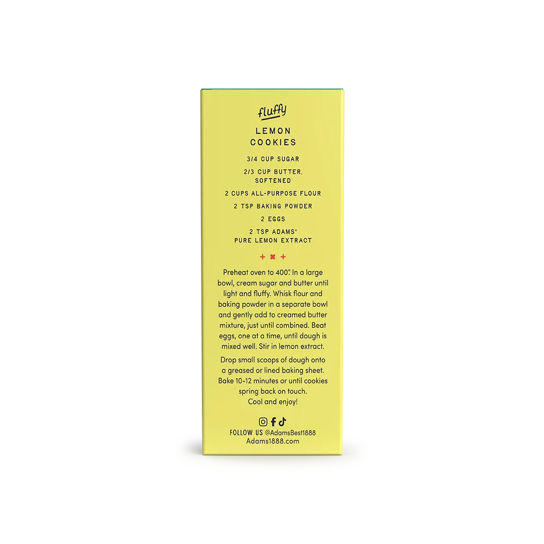 Adams Pure Lemon Extract