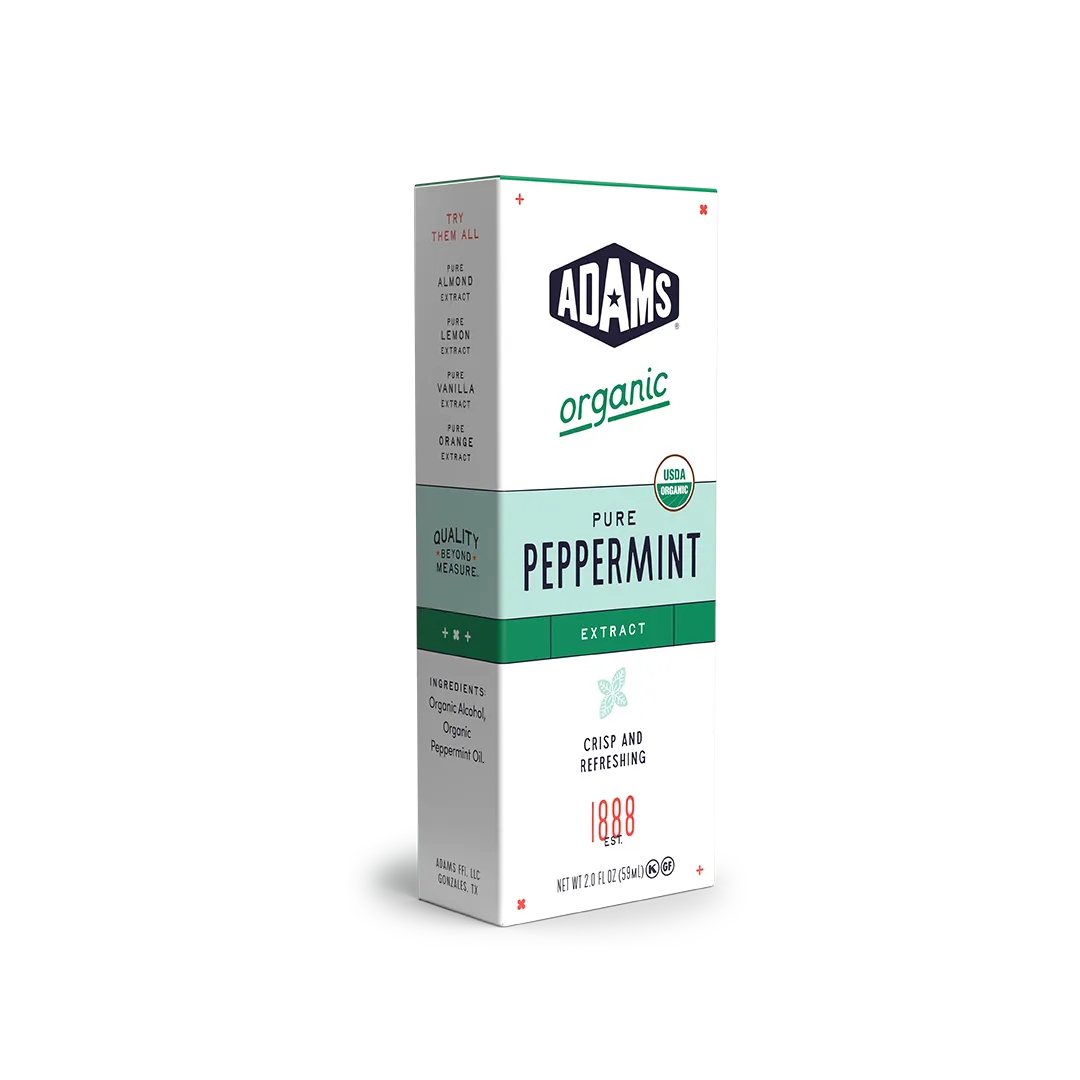 Adams Organic Pure Peppermint Extract
