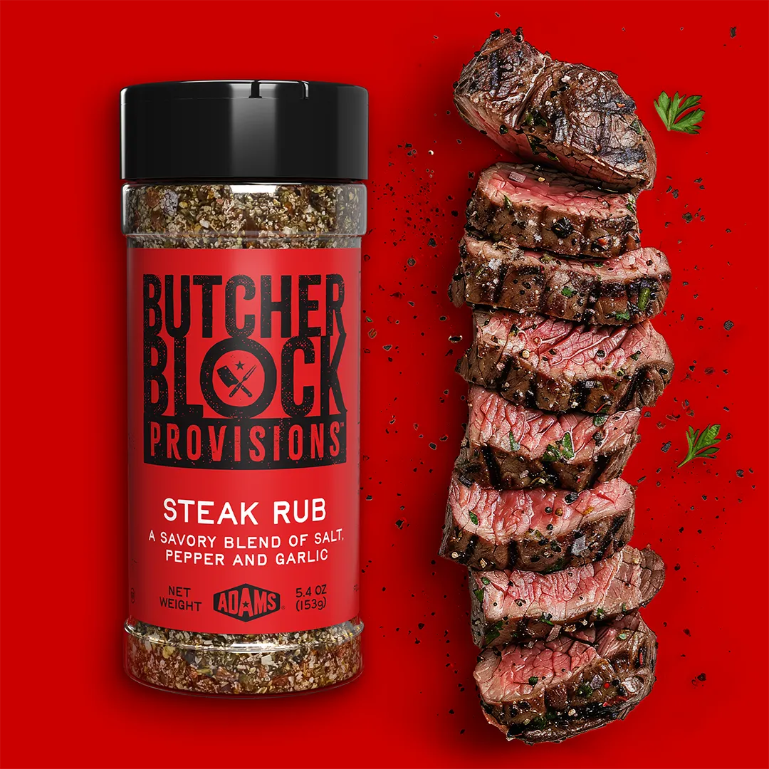 Butcher Block Provisions Steak Rub Steak