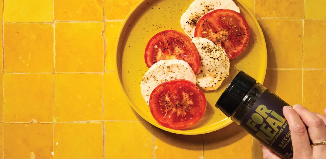 FOR REAL Black Gold Tomato Mozzarella 