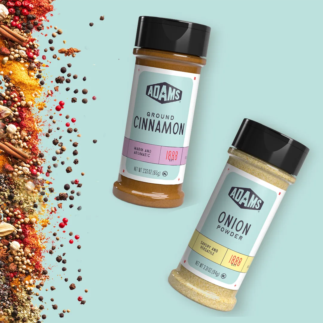 Adams Ground Cinnamon Adams Onion Powder