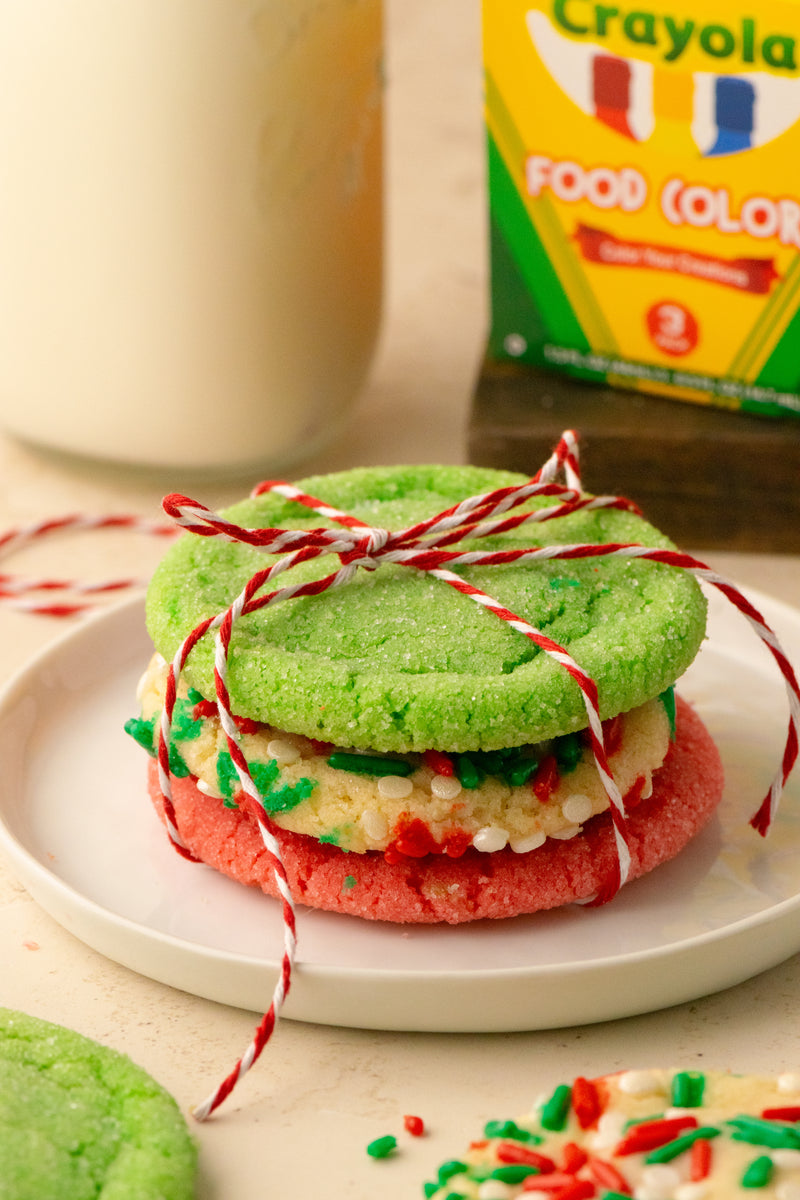 Festive Colored Sugar Cookies