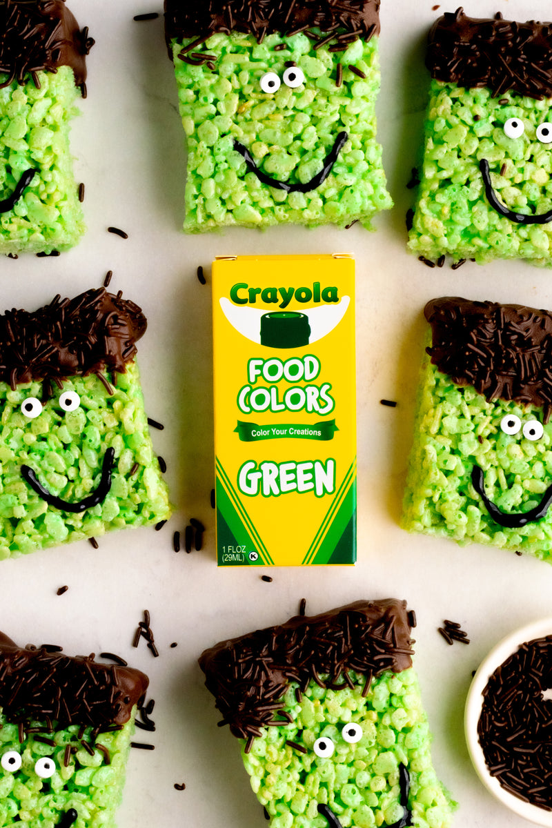 Frankenstein Rice Krispie Treats