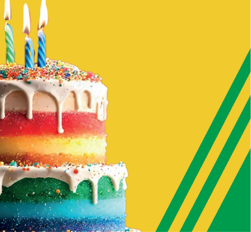 Rainbow Layer Cake